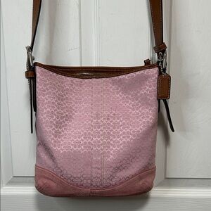 Coach Y2K F10944 Signature Pink Shoulder bag/Crossbody Bag